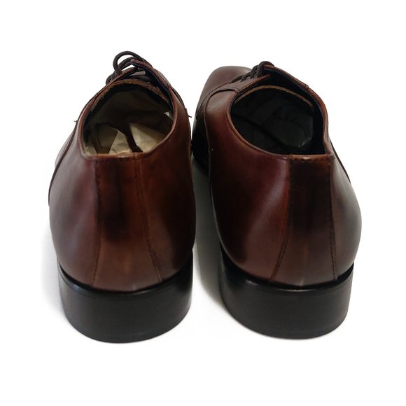Perlamoda Men Derby Shoes Brown Vernice Leather Size 9 US 42 EUR main image 9